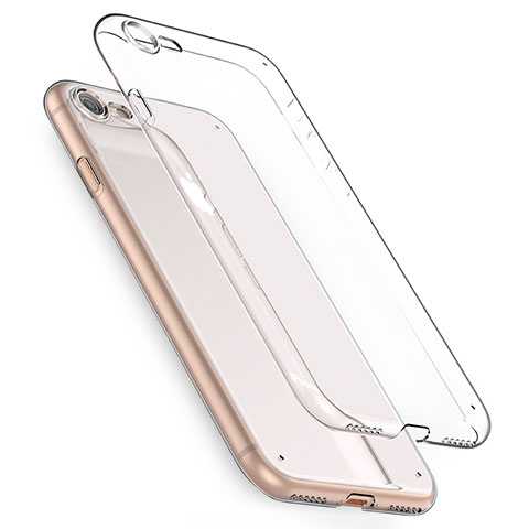 Carcasa Silicona Ultrafina Transparente T08 para Apple iPhone 8 Claro