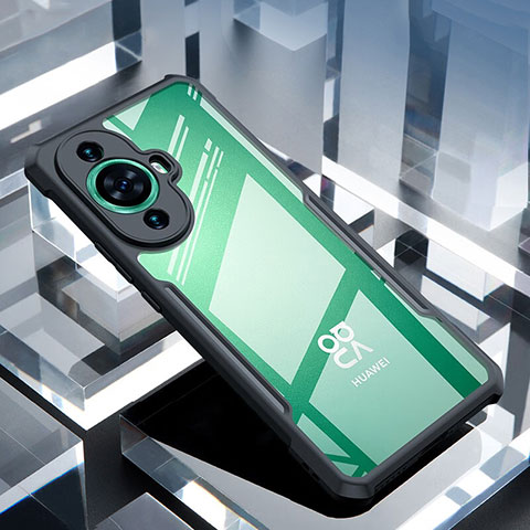 Carcasa Silicona Ultrafina Transparente T08 para Huawei Nova 11 Pro Negro
