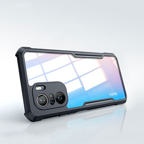 Carcasa Silicona Ultrafina Transparente T08 para Xiaomi Mi 11i 5G Negro