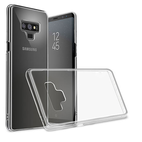 Carcasa Silicona Ultrafina Transparente T09 para Samsung Galaxy Note 9 Negro