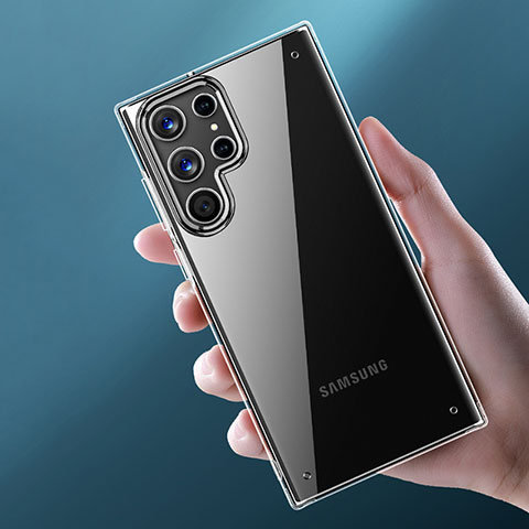 Carcasa Silicona Ultrafina Transparente T09 para Samsung Galaxy S21 Ultra 5G Claro