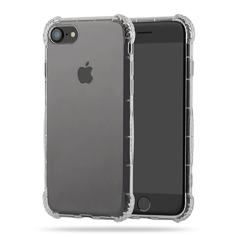 Carcasa Silicona Ultrafina Transparente T10 para Apple iPhone 7 Claro
