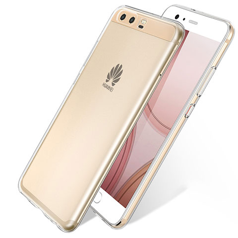 Carcasa Silicona Ultrafina Transparente T10 para Huawei P10 Plus Claro