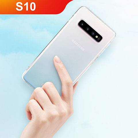 Carcasa Silicona Ultrafina Transparente T10 para Samsung Galaxy S10 5G Claro