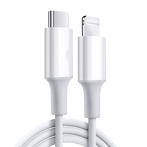 Cargador Cable USB Carga y Datos C02 para Apple iPad Pro 12.9 (2020) Blanco