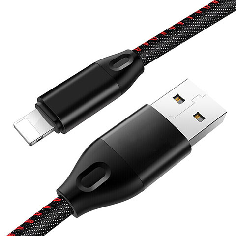 Cargador Cable USB Carga y Datos C04 para Apple iPhone SE3 ((2022)) Negro