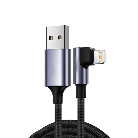 Cargador Cable USB Carga y Datos C10 para Apple iPhone 14 Plus Negro
