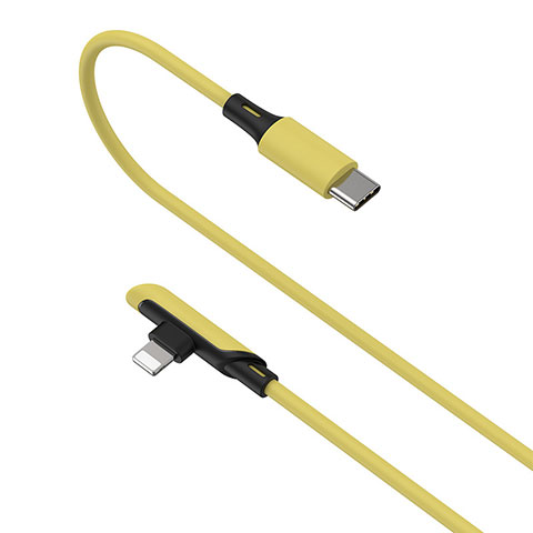 Cargador Cable USB Carga y Datos D10 para Apple iPad 4 Amarillo