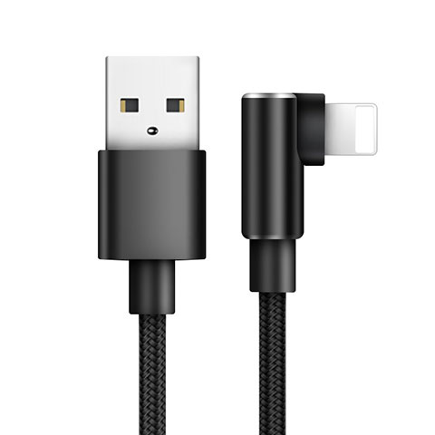 Cargador Cable USB Carga y Datos D17 para Apple iPhone 12 Negro