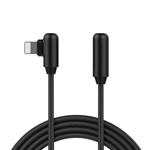 Cargador Cable USB Carga y Datos D22 para Apple iPhone Xs Max Negro