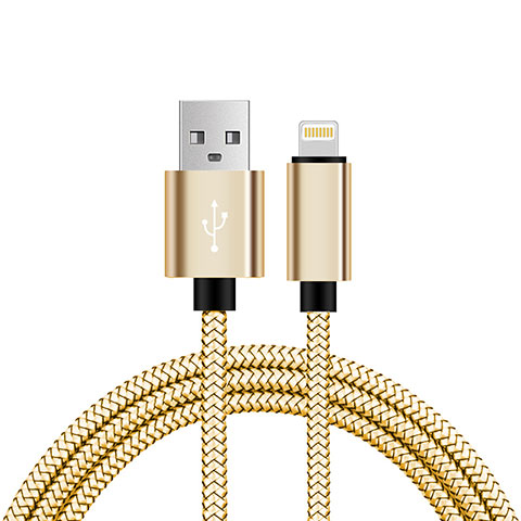 Cargador Cable USB Carga y Datos L07 para Apple iPhone 13 Pro Oro