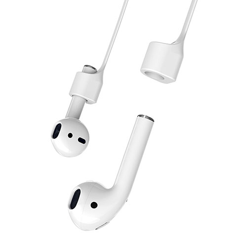 Correa Deportiva Cable Anti-Perdido Sport Strap C04 para Apple AirPods Blanco