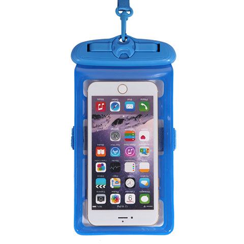 Funda Bolsa Impermeable y Sumergible Universal W18 Azul