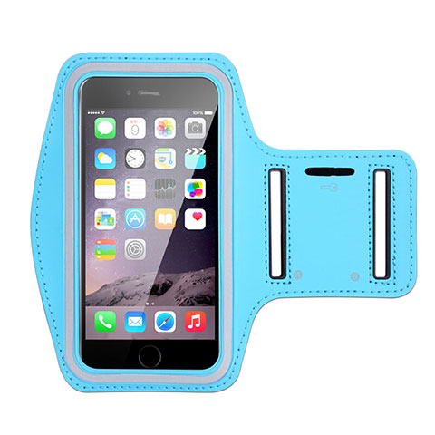 Funda Brazalete Deportivo Brazo Correr Universal B02 Azul Cielo