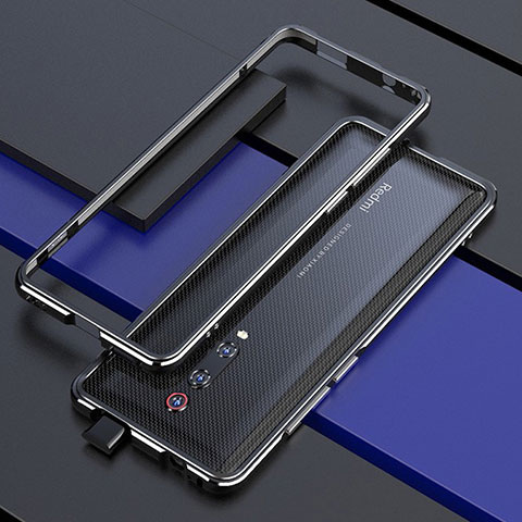 Funda Bumper Lujo Marco de Aluminio Carcasa para Xiaomi Mi 9T Pro Negro
