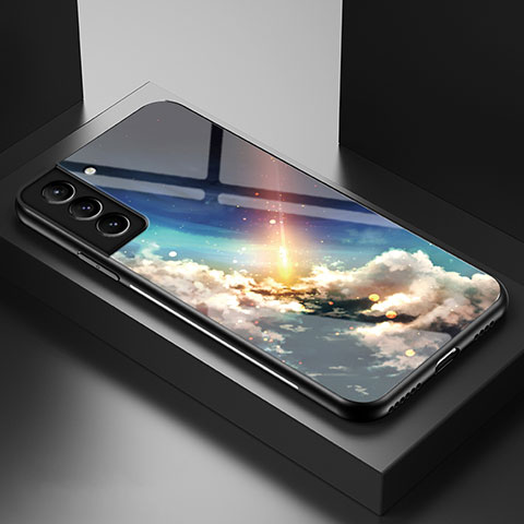 Funda Bumper Silicona Gel Espejo Estrellado Carcasa A01 para Samsung Galaxy S21 Plus 5G Multicolor
