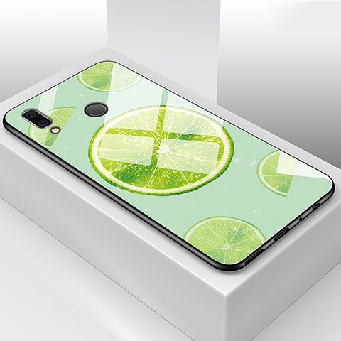 Funda Bumper Silicona Gel Espejo Fruta Carcasa para Huawei Honor 8X Verde