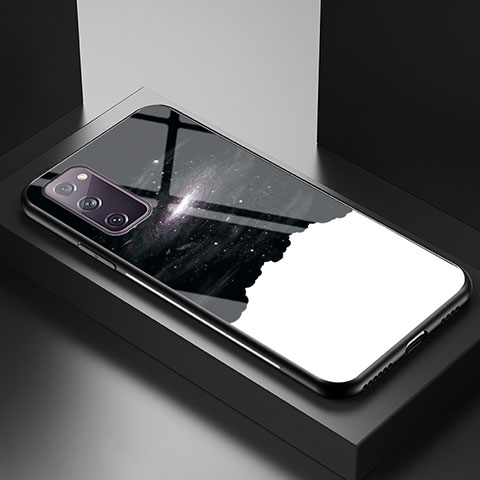 Funda Bumper Silicona Gel Espejo Patron de Moda Carcasa LS1 para Samsung Galaxy S20 FE 5G Negro