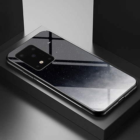 Funda Bumper Silicona Gel Espejo Patron de Moda Carcasa LS1 para Samsung Galaxy S20 Plus 5G Gris