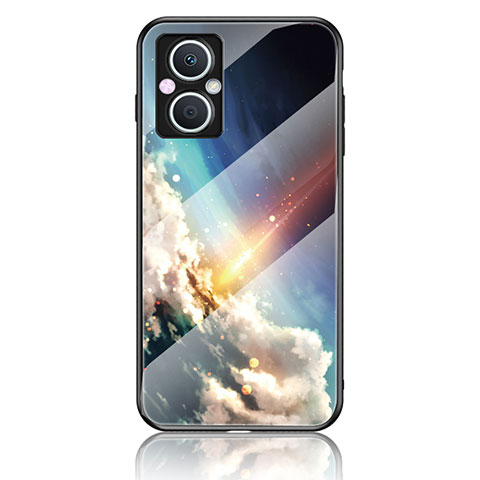 Funda Bumper Silicona Gel Espejo Patron de Moda Carcasa LS4 para Oppo Reno7 Z 5G Multicolor