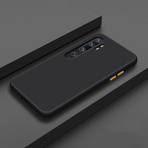 Funda Bumper Silicona y Plastico Mate Carcasa D01 para Xiaomi Mi Note 10 Negro