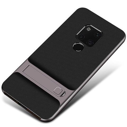 Funda Bumper Silicona y Plastico Mate Carcasa M01 para Huawei Mate 20 Gris