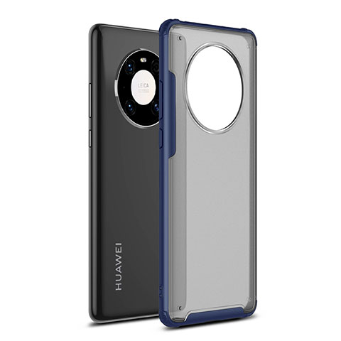 Funda Bumper Silicona y Plastico Mate Carcasa para Huawei Mate 40E 5G Azul