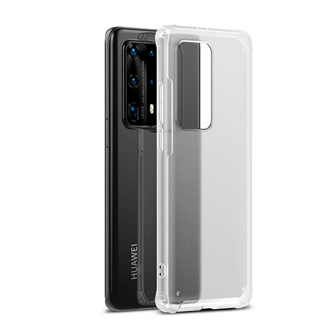 Funda Bumper Silicona y Plastico Mate Carcasa R01 para Huawei P40 Pro+ Plus Claro