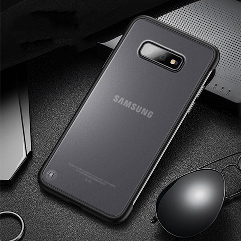 Funda Bumper Silicona y Plastico Mate Carcasa R01 para Samsung Galaxy S10e Negro