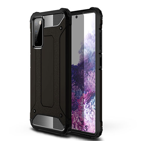 Funda Bumper Silicona y Plastico Mate Carcasa WL1 para Samsung Galaxy S20 Lite 5G Negro