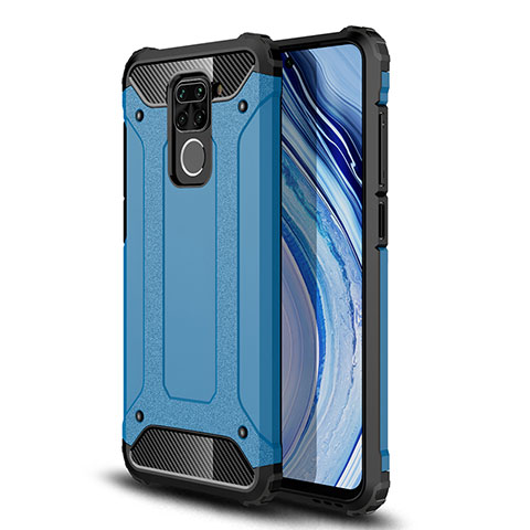 Funda Bumper Silicona y Plastico Mate Carcasa WL1 para Xiaomi Redmi 10X 4G Azul