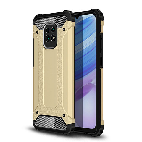 Funda Bumper Silicona y Plastico Mate Carcasa WL1 para Xiaomi Redmi 10X 5G Oro