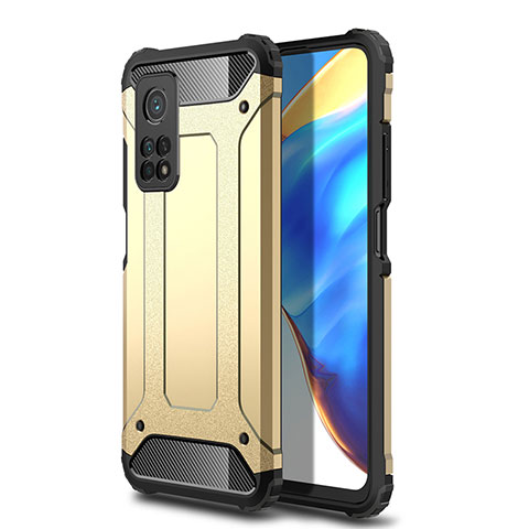 Funda Bumper Silicona y Plastico Mate Carcasa WL1 para Xiaomi Redmi K30S 5G Oro