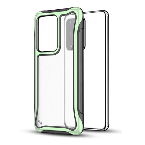 Funda Bumper Silicona y Plastico Mate Carcasa YF1 para Samsung Galaxy S20 Plus Verde