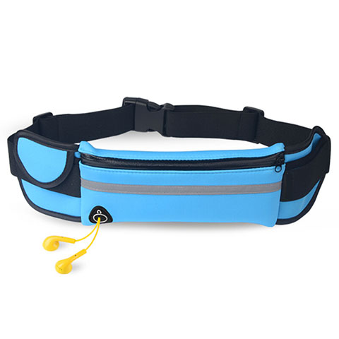 Funda Cinturon Brazo Correr Universal B31 Azul Cielo