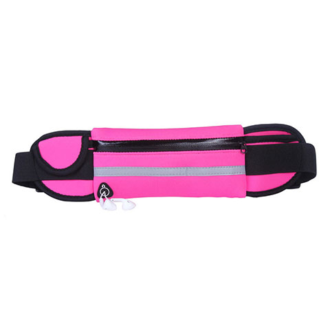 Funda Cinturon Brazo Correr Universal L05 Rosa Roja