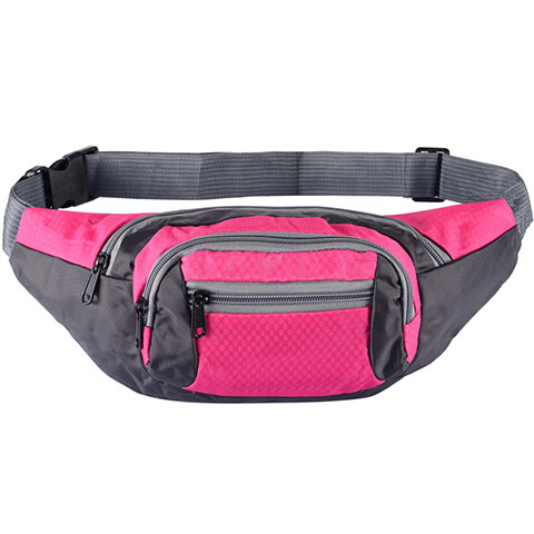 Funda Cinturon Brazo Correr Universal S11 Rosa Roja