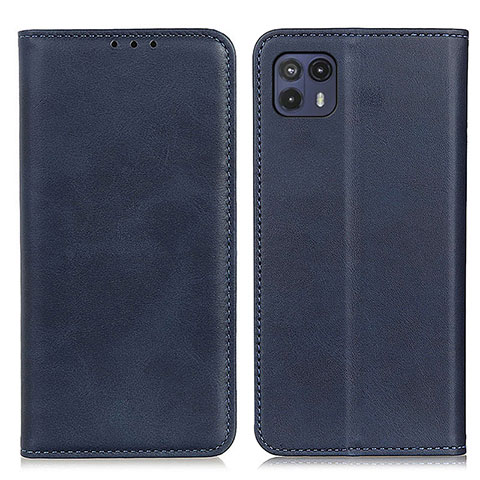 Funda de Cuero Cartera con Soporte Carcasa A02D para Motorola Moto G50 5G Azul