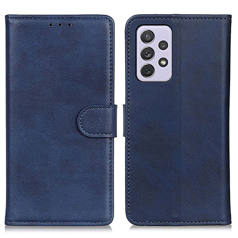 Funda de Cuero Cartera con Soporte Carcasa A05D para Samsung Galaxy A73 5G Azul