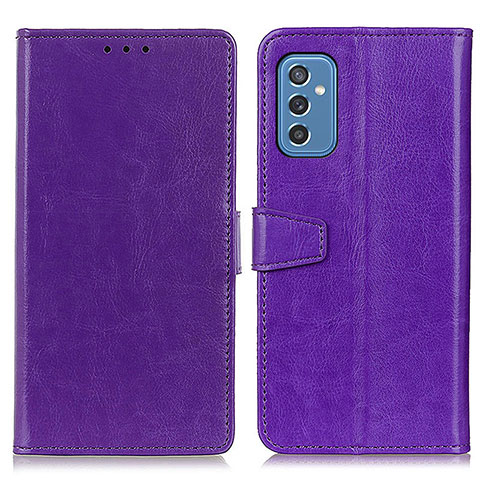 Funda de Cuero Cartera con Soporte Carcasa A06D para Samsung Galaxy M52 5G Morado