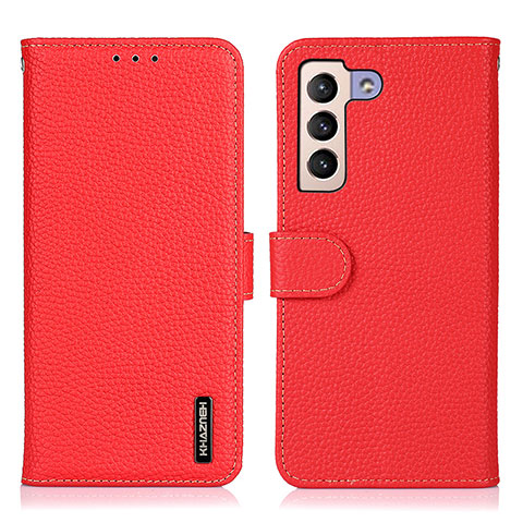 Funda de Cuero Cartera con Soporte Carcasa B01H para Samsung Galaxy S23 5G Rojo