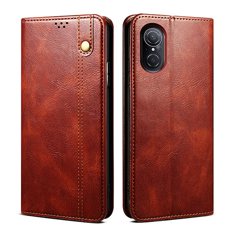 Funda de Cuero Cartera con Soporte Carcasa B01S para Huawei Honor 50 SE 5G Marron