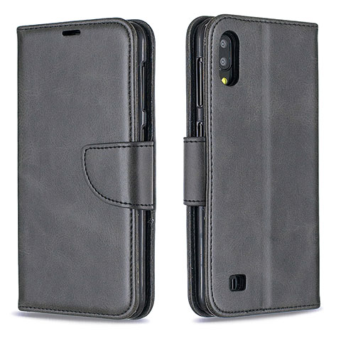 Funda de Cuero Cartera con Soporte Carcasa B04F para Samsung Galaxy M10 Negro