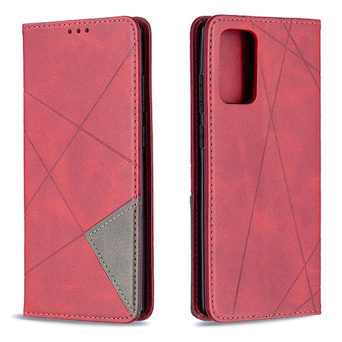 Funda de Cuero Cartera con Soporte Carcasa B07F para Samsung Galaxy Note 20 5G Rojo