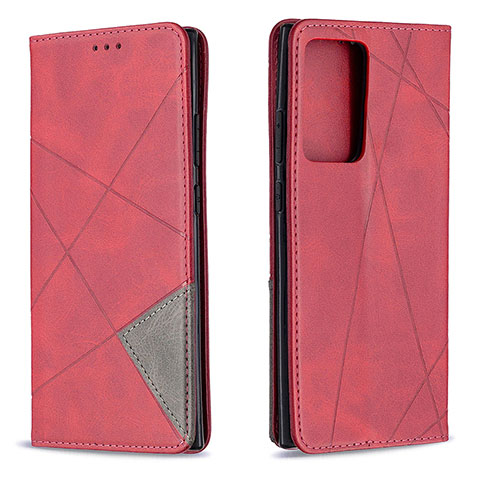 Funda de Cuero Cartera con Soporte Carcasa B07F para Samsung Galaxy Note 20 Ultra 5G Rojo
