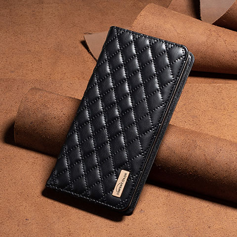 Funda de Cuero Cartera con Soporte Carcasa B11F para Xiaomi Redmi Note 12 5G Negro