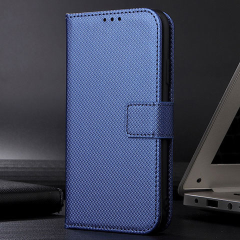 Funda de Cuero Cartera con Soporte Carcasa BY1 para Xiaomi Poco X4 NFC Azul