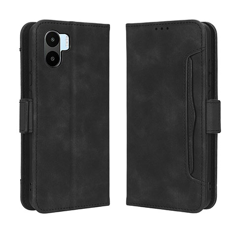 Funda de Cuero Cartera con Soporte Carcasa BY3 para Xiaomi Redmi A2 Plus Negro