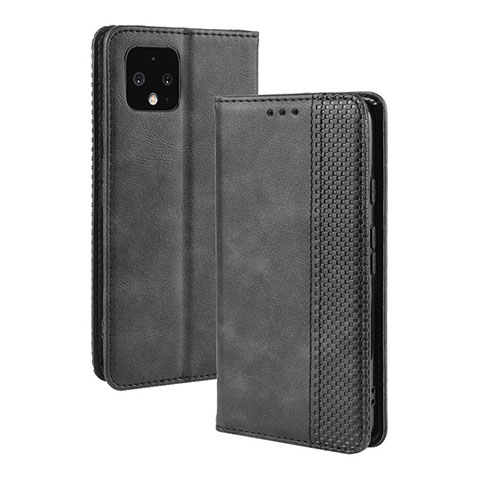 Funda de Cuero Cartera con Soporte Carcasa BY4 para Google Pixel 4 XL Negro