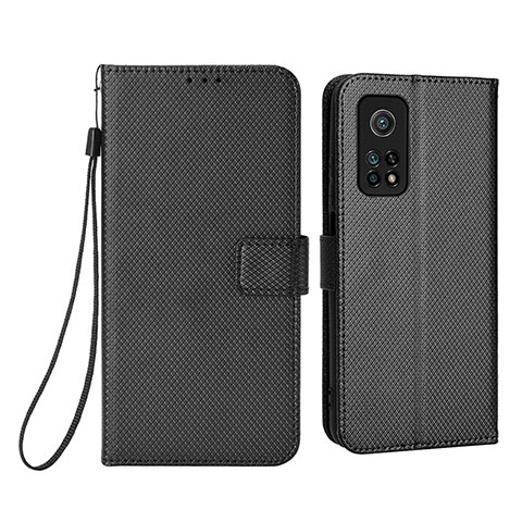 Funda de Cuero Cartera con Soporte Carcasa BY6 para Xiaomi Mi 10T Pro 5G Negro